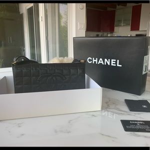 Chanel e/w chocolate bar shoulder bag